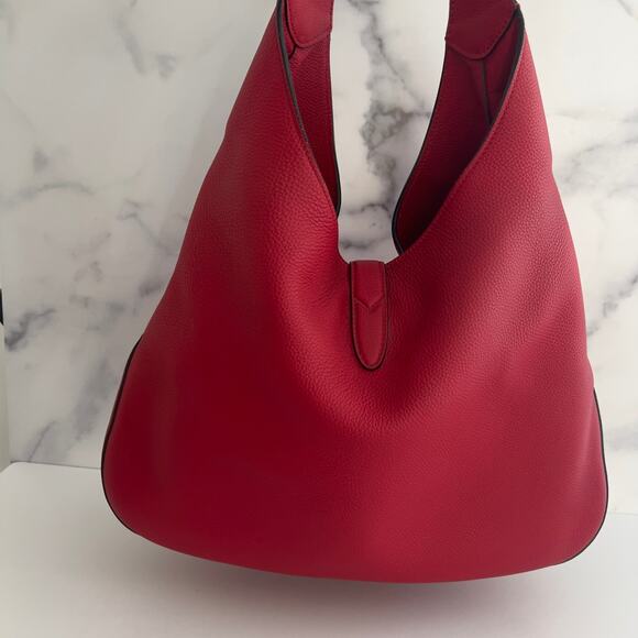 Gucci Red Soft Hobo Bag Big Size - Picture 6 of 9